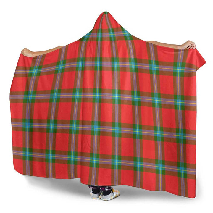 Scottish MacLaine of Loch Buie Clan Tartan Hooded Blanket Tartan Plaid 3