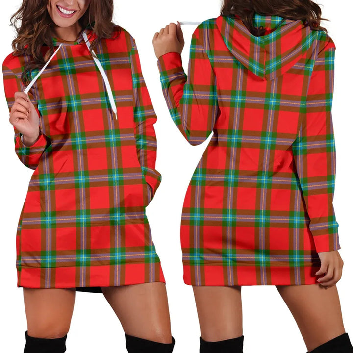 Scottish MacLaine of Loch Buie Clan Tartan Hoodie Dress