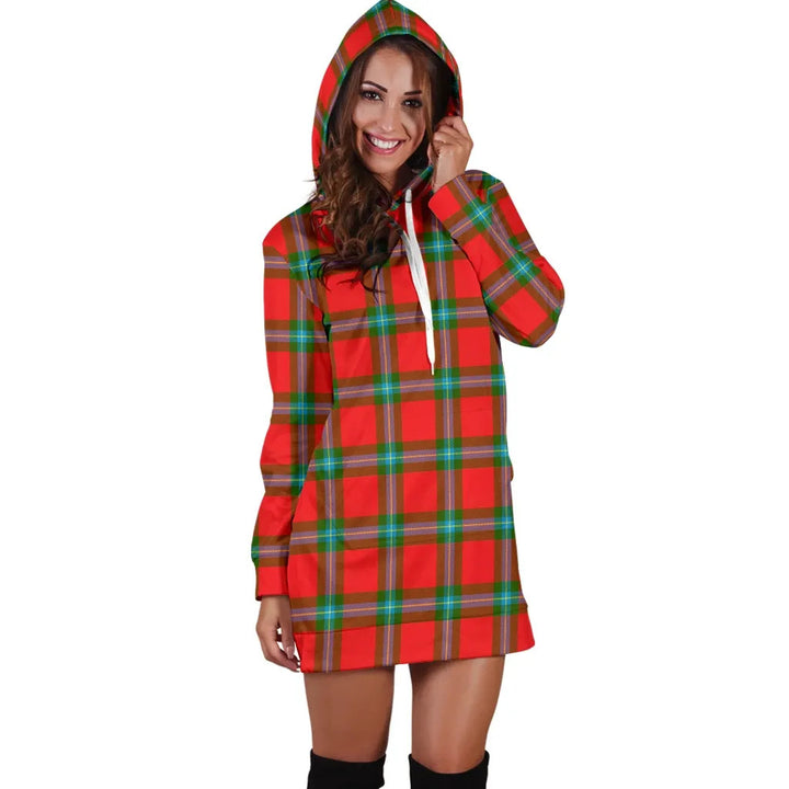 Scottish MacLaine of Loch Buie Clan Tartan Hoodie Dress