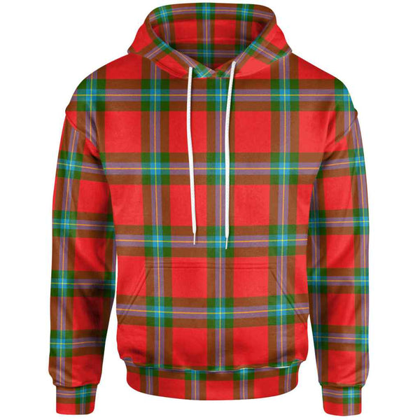 Scottish MacLaine of Loch Buie Clan Tartan Hoodie Front Side Tartan Plaid