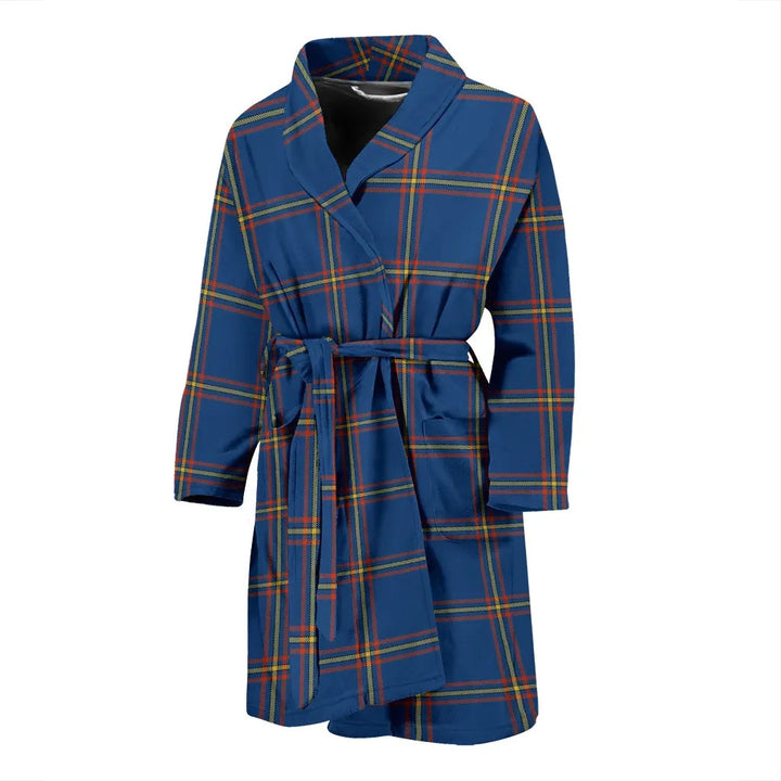 Scottish MacLaine Of Loch Buie Hunting Ancient Clan Tartan Bathrobe 1
