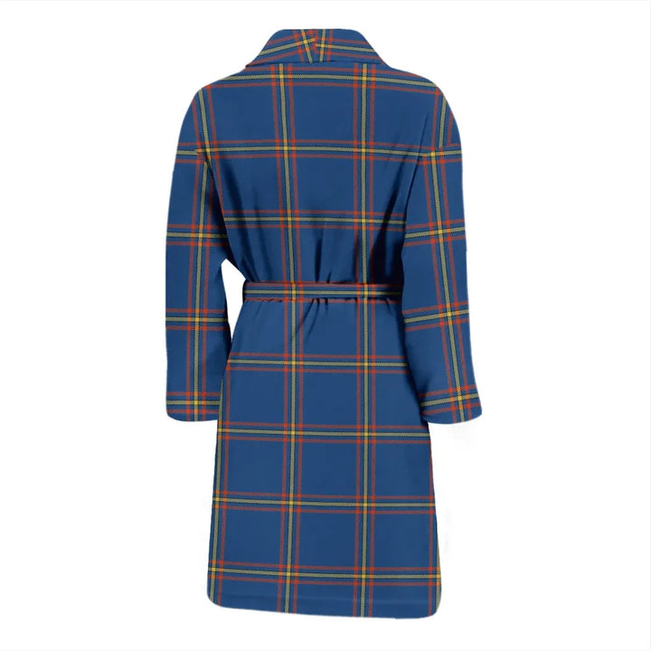 Scottish MacLaine Of Loch Buie Hunting Ancient Clan Tartan Bathrobe 2