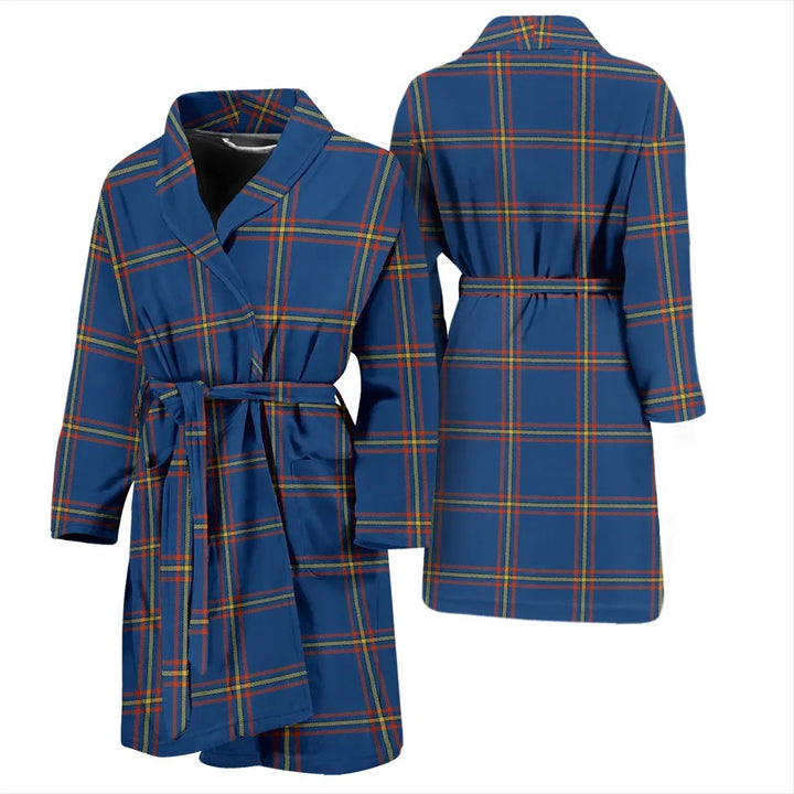 Scottish MacLaine Of Loch Buie Hunting Ancient Clan Tartan Bathrobe 3