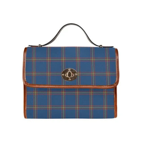 Scottish MacLaine of Loch Buie Hunting Ancient Clan Tartan Waterproof Canvas Bag Tartan Plaid 1