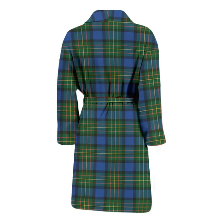 Scottish MacLaren Ancient Clan Tartan Bathrobe 2