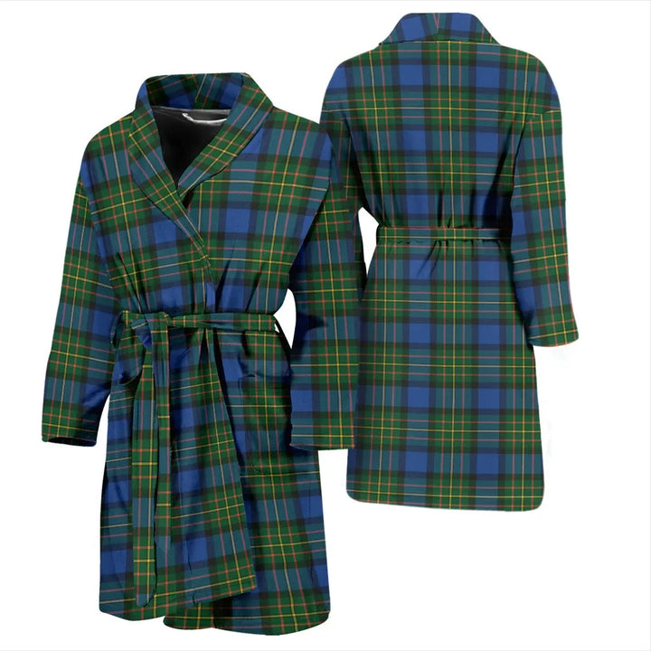 Scottish MacLaren Ancient Clan Tartan Bathrobe 3