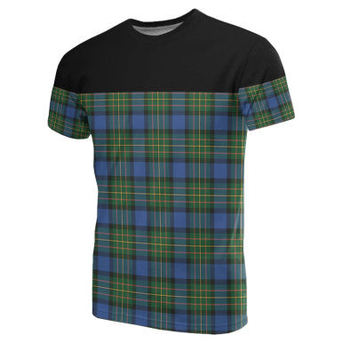 Scottish MacLaren Ancient Clan Tartan T-Shirt Horizontal Style Front Side Tartan Plaid