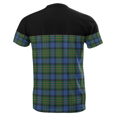 Scottish MacLaren Ancient Clan Tartan T-Shirt Horizontal Style Back Side Tartan Plaid