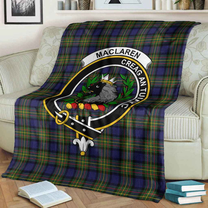 Scottish MacLaren Clan Crest Tartan Blanket Tartan Plaid 3