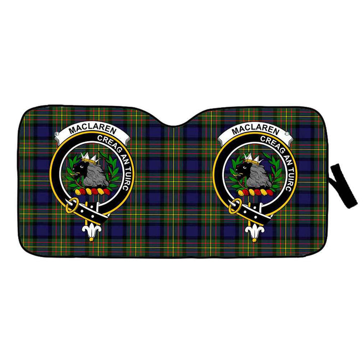 Scottish MacLaren Clan Crest Tartan Car Windshield Sun Shade Tartan Plaid 1