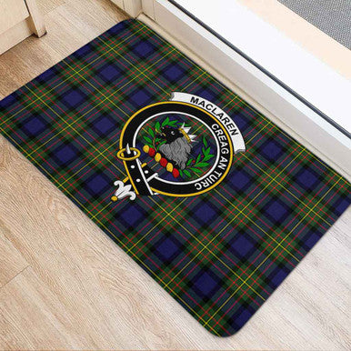 Scottish MacLaren Clan Crest Tartan Door Mat Tartan Plaid 2