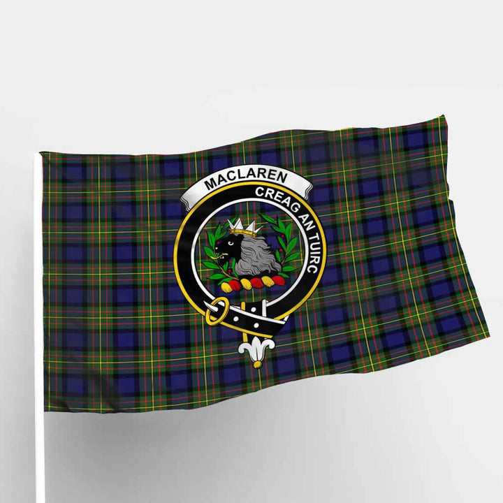 Scottish MacLaren Clan Crest Tartan Flag Parade Tartan Plaid 1