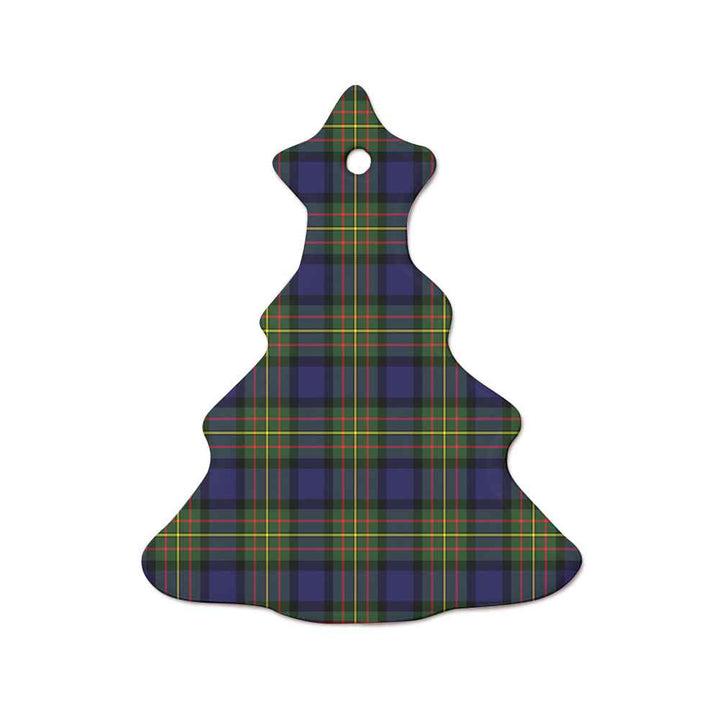 Scottish MacLaren Modern Clan Tartan Ceramic Ornament  Tree Shape Tartan Plaid