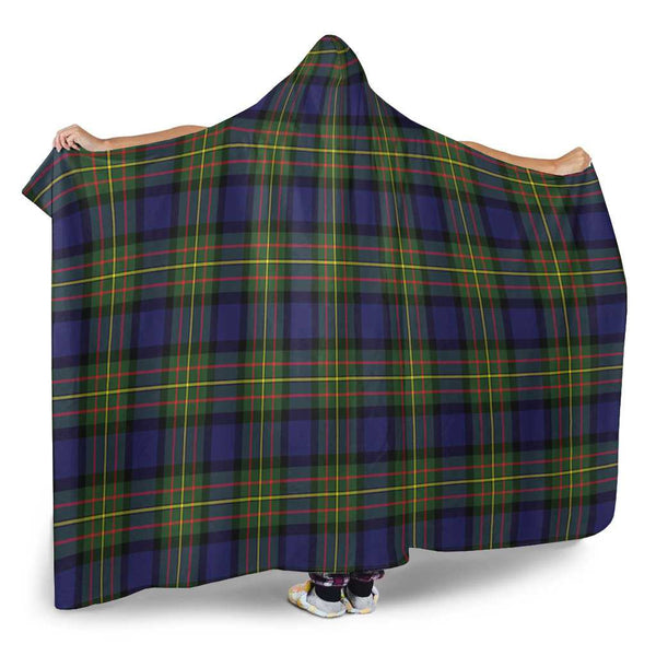 Scottish MacLaren Modern Clan Tartan Hooded Blanket Tartan Plaid 2