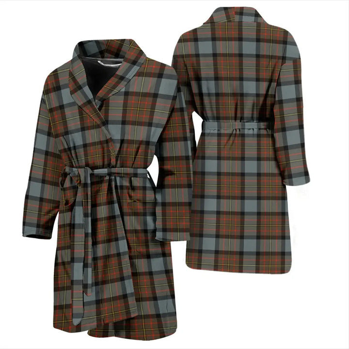 Scottish MacLaren Weathered Clan Tartan Bathrobe 3
