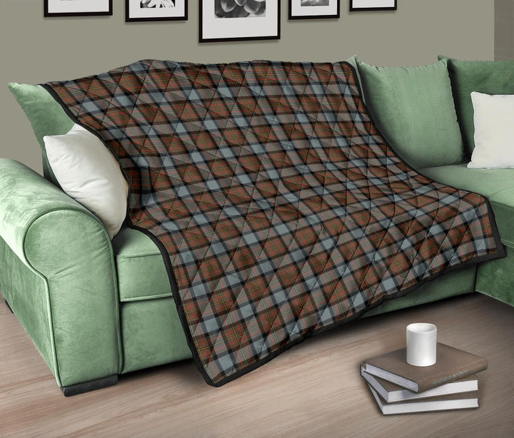 Scottish MacLaren Weathered Clan Tartan Quilt Tartan Plaid 10