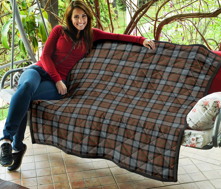 Scottish MacLaren Weathered Clan Tartan Quilt Tartan Plaid 5