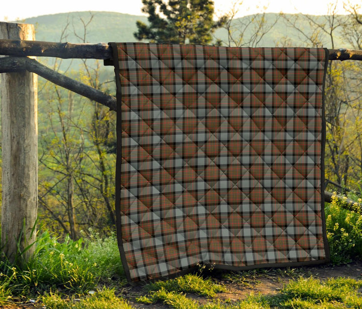 Scottish MacLaren Weathered Clan Tartan Quilt Tartan Plaid 6