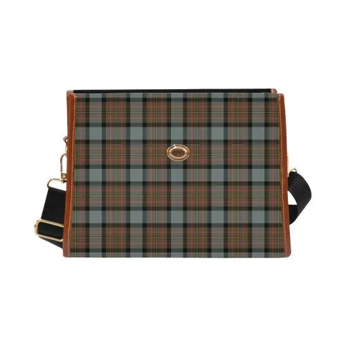 Scottish MacLaren Weathered Clan Tartan Waterproof Canvas Bag Tartan Plaid 1