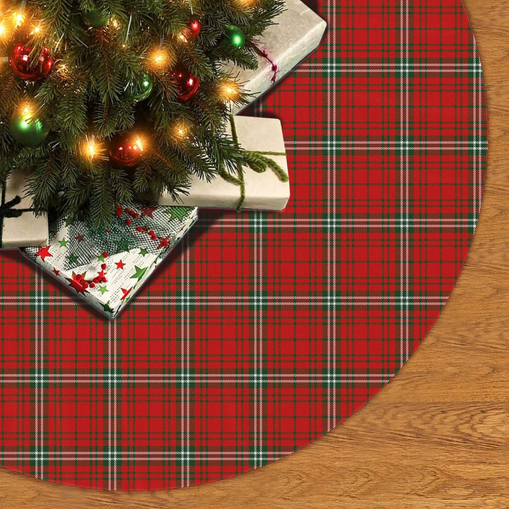 Scottish MacLay Modern Clan Tartan Christmas Tree Skirt No Tassels 2 Tartan Plaid