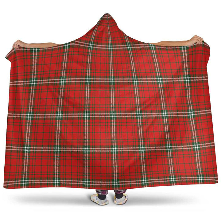 Scottish MacLay Modern Clan Tartan Hooded Blanket Tartan Plaid 1