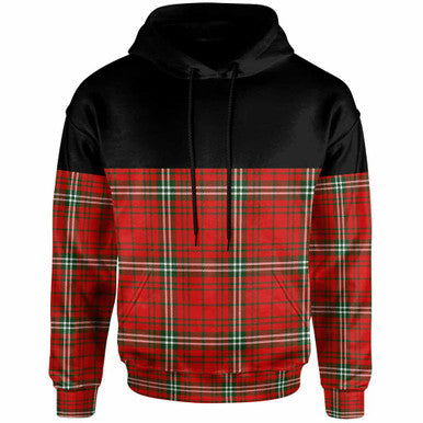 Scottish MacLay Modern Clan Tartan Hoodie - Horizontal Style Front Side Tartan Plaid