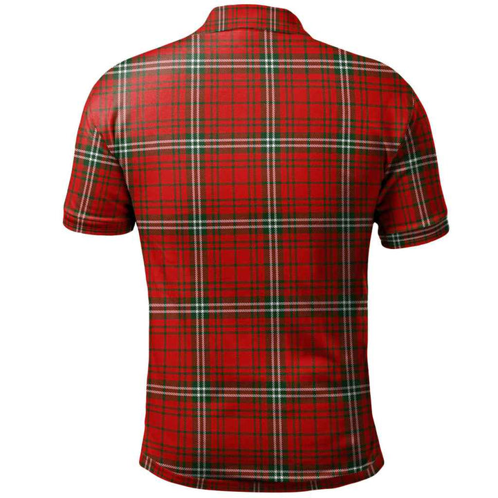 Scottish MacLay Modern Clan Tartan Polo Shirt Back Side Tartan Plaid