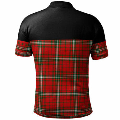 Scottish MacLay Modern Clan Tartan Polo Shirt - Horizontal Style Back Side Tartan Plaid