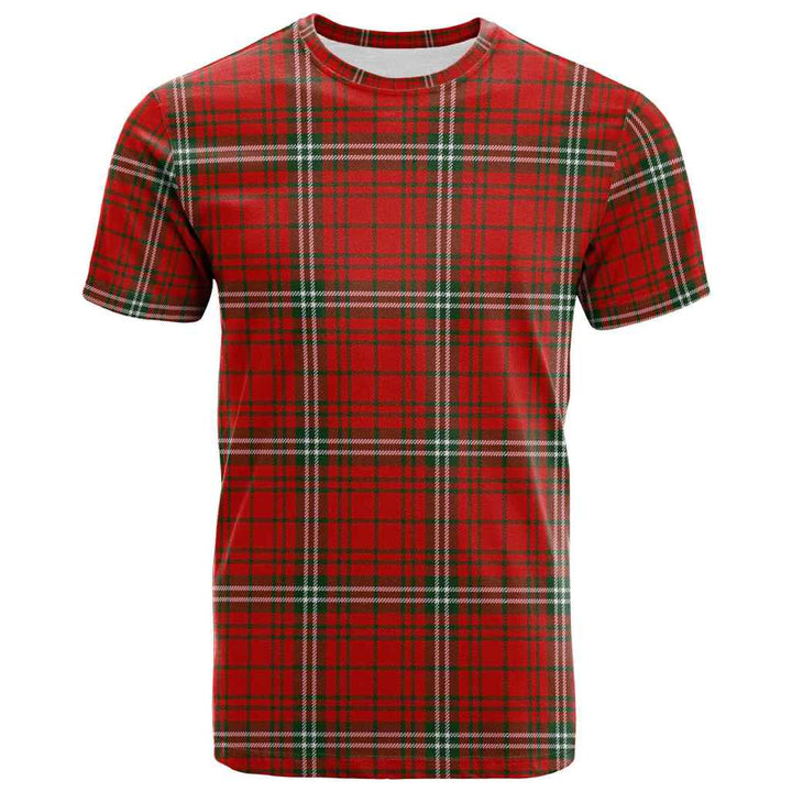 Scottish MacLay Modern Clan Tartan T-Shirt Front Side Tartan Plaid