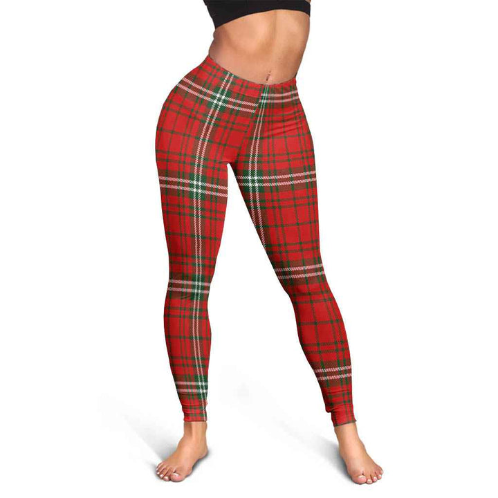 Scottish MacLay Modern Clan Tartan Women Leggings Tartan Plaid 3