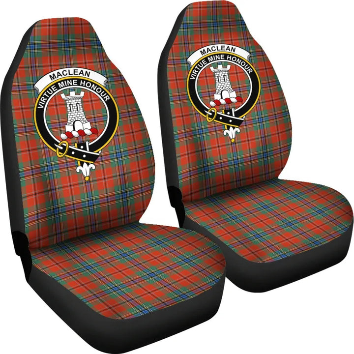 Scottish MacLean Clan Crest Tartan Car Seat Covers 4