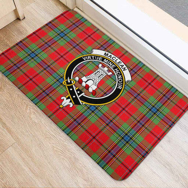 Scottish MacLean Clan Crest Tartan Door Mat Tartan Plaid 2