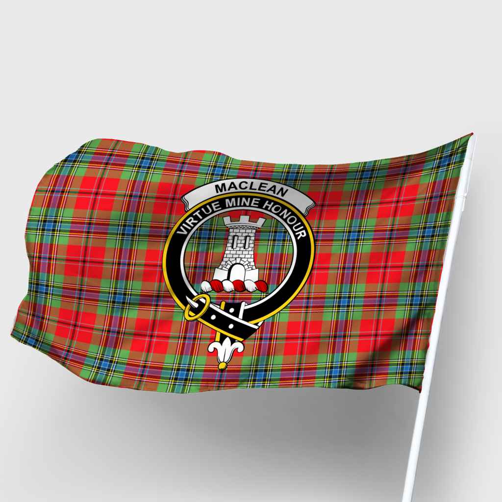 Scottish MacLean Clan Crest Tartan Flag Parade – Tartan Plaid