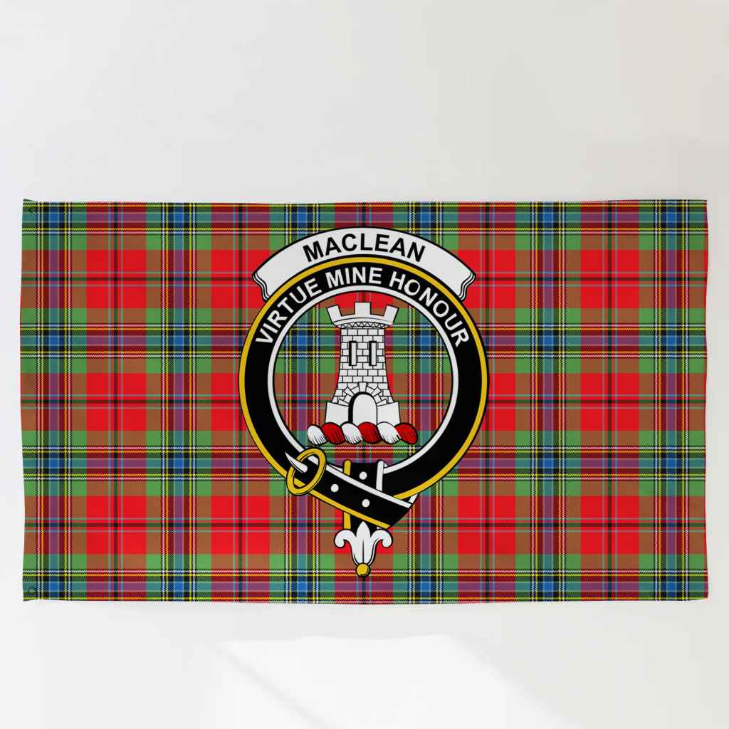 Scottish MacLean Clan Crest Tartan Flag Parade – Tartan Plaid