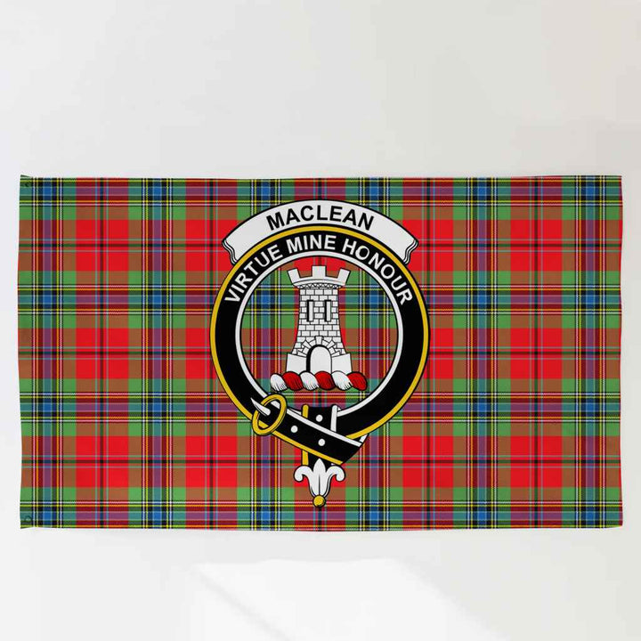 Scottish MacLean Clan Crest Tartan Flag Parade Tartan Plaid 3