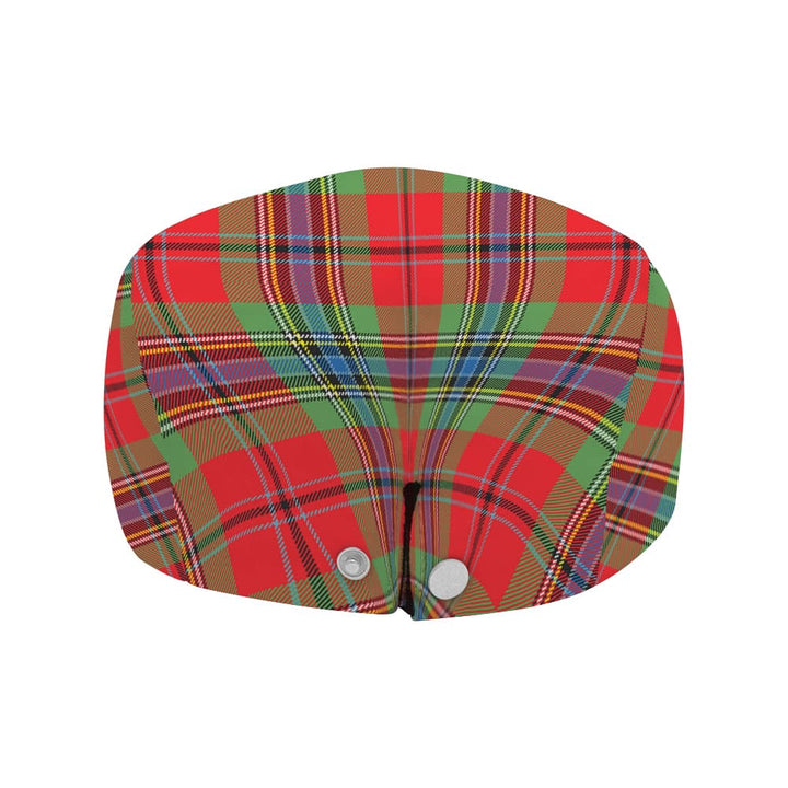 Scottish MacLean Clan Crest Tartan Flat Cap Tartan Plaid 4