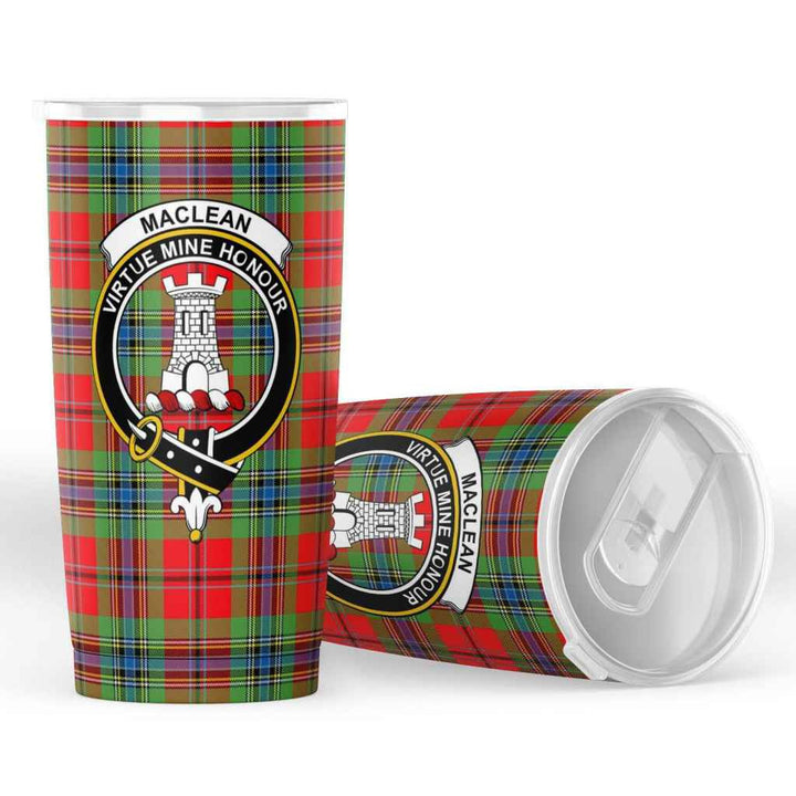 Scottish MacLean Clan Crest Tartan Insulated Tumbler Tartan Plaid 4
