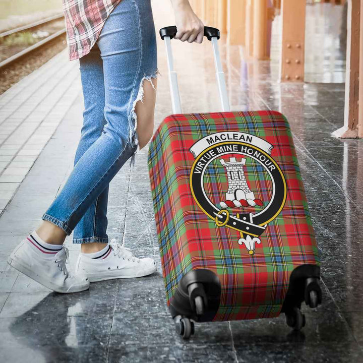 Scottish MacLean Clan Crest Tartan Luggage Cover Tartan Plaid 3