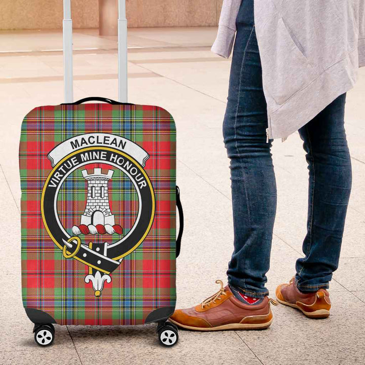 Scottish MacLean Clan Crest Tartan Luggage Cover Tartan Plaid 4