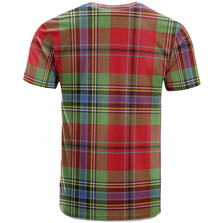 Scottish MacLean Clan Crest Tartan T-Shirt Back Side Tartan Plaid