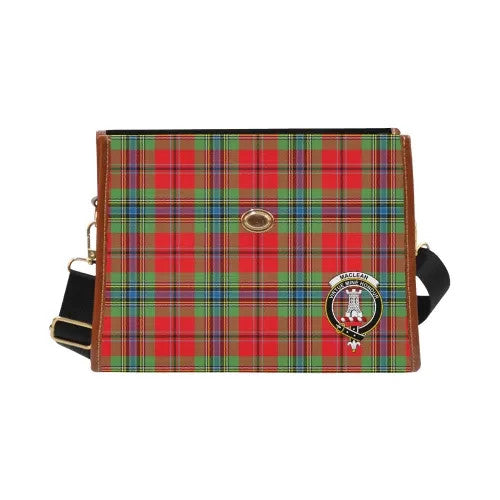 Scottish MacLean Clan Crest Tartan Waterproof Canvas Bag Tartan Plaid 2