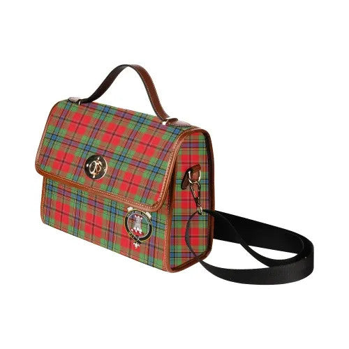 Scottish MacLean Clan Crest Tartan Waterproof Canvas Bag Tartan Plaid 4