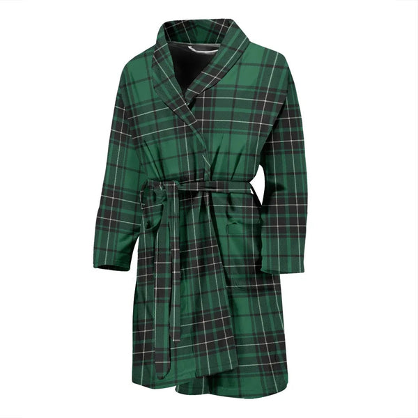 Scottish MacLean Hunting Ancient Clan Tartan Bathrobe 2