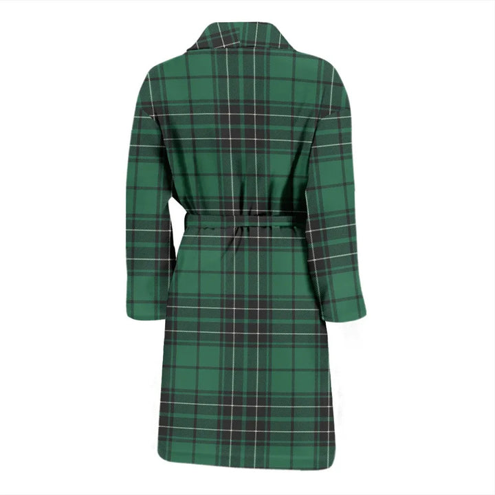 Scottish MacLean Hunting Ancient Clan Tartan Bathrobe 2