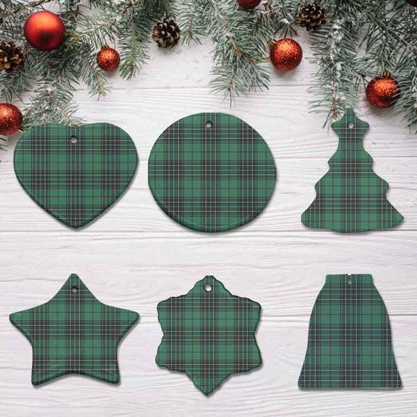 Scottish MacLean Hunting Ancient Clan Tartan Ceramic Ornament All Tartan Plaid