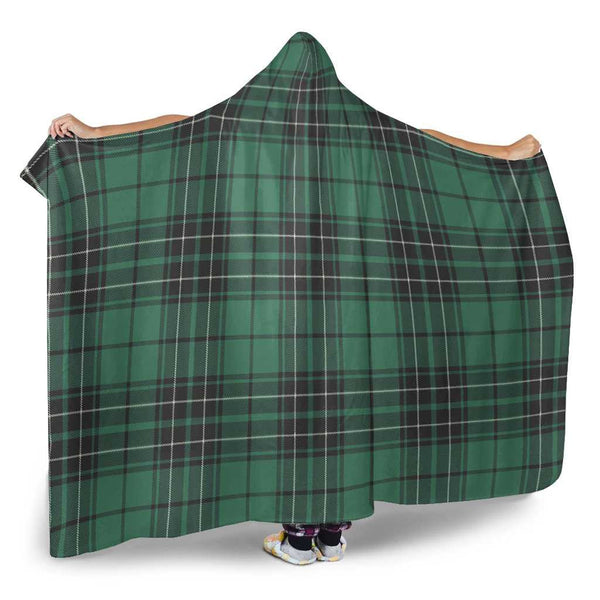 Scottish MacLean Hunting Ancient Clan Tartan Hooded Blanket Tartan Plaid 2