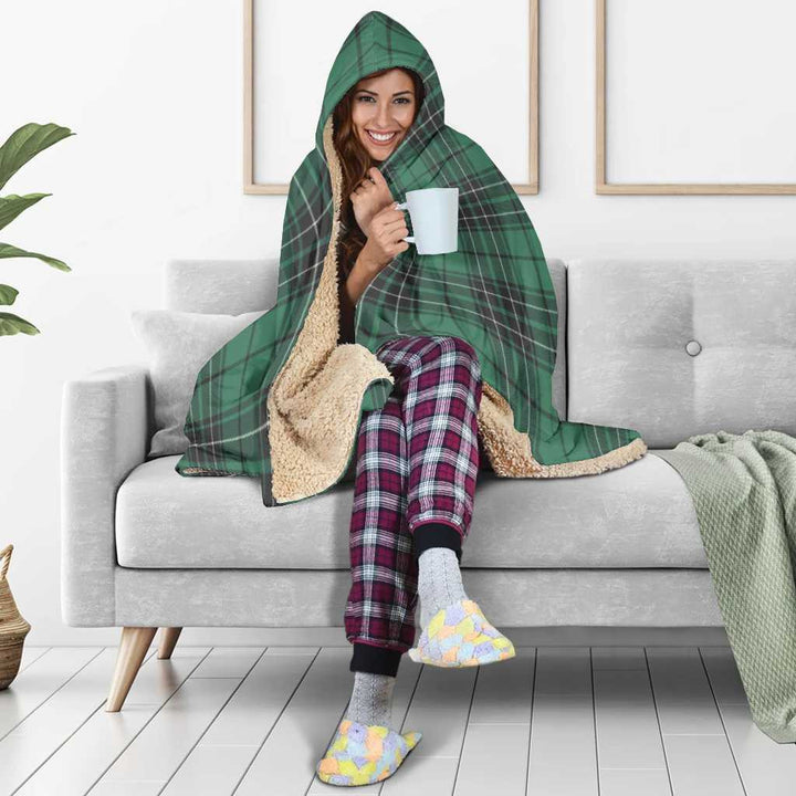 Scottish MacLean Hunting Ancient Clan Tartan Hooded Blanket Tartan Plaid 5