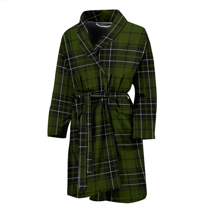 Scottish MacLean Hunting Clan Tartan Bathrobe 1