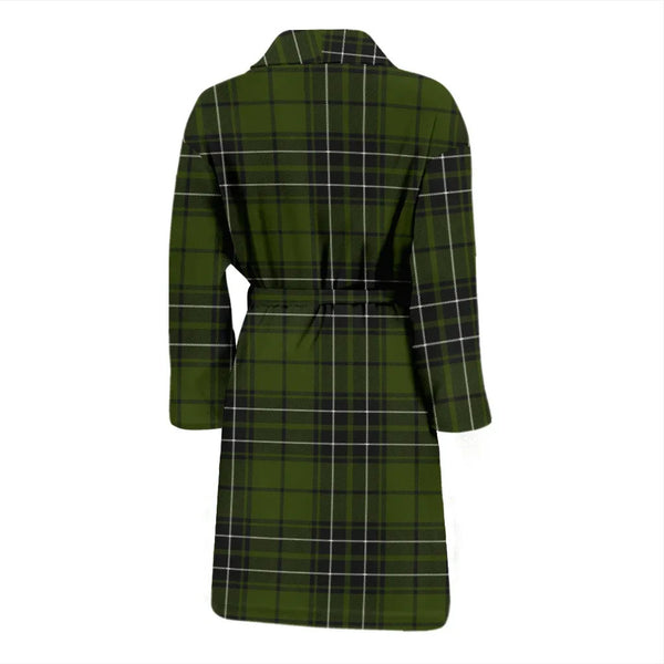 Scottish MacLean Hunting Clan Tartan Bathrobe 3