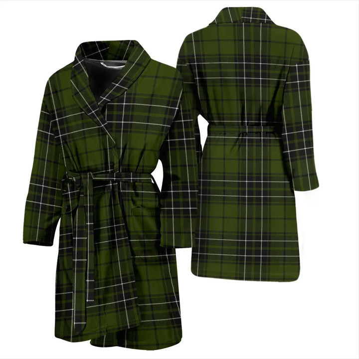 Scottish MacLean Hunting Clan Tartan Bathrobe 2